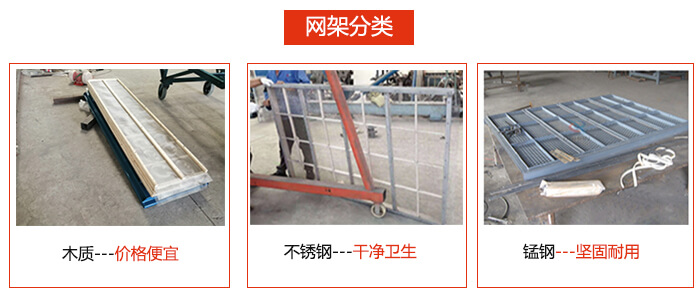 塑料颗粒绿巨人成人网站不同材质的网架展示图