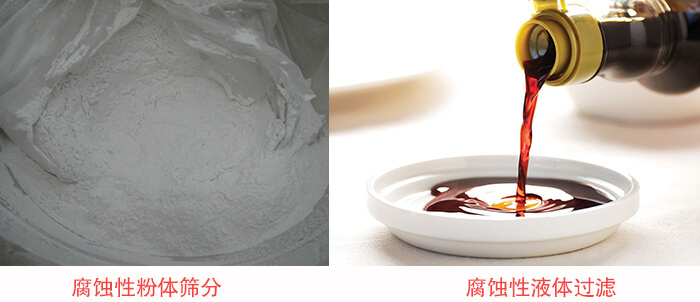 PP材质塑料筛分机整机可筛分物料特性。